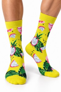 Sosete barbati din bumbac cu fructul dragonului 2
