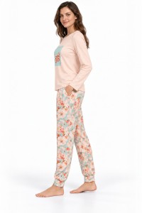 Pijama dama 100% bumbac cu... 2