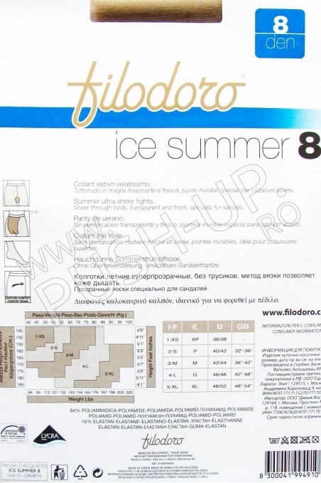 Filodoro Ice Summer 8den