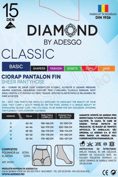 Diamond Classic 15 den