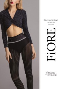 Ciorapi cu model 40 den - Fiore Metropolitan
