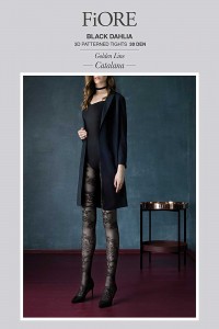 Ciorapi cu model floral 30... 2